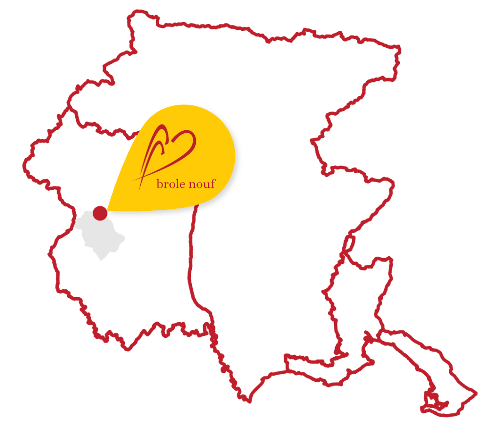 Mappa dove siamo: Brole nouf zafferano a Giais di Aviano (PN)